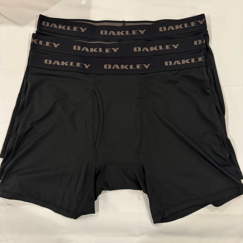 NEW - Oakley Black PE Boxer Brief - Men's XXL 3-pack